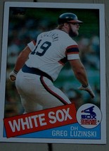 Greg Luzinski, White Sox,  1985 #650  Topps Baseball Card GD COND - £0.77 GBP