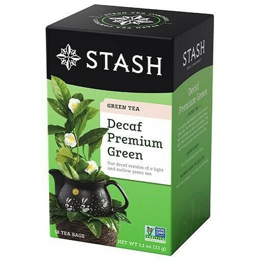 Stash Decaf Premium Green Tea, 18 Count Tea Bags - $9.47