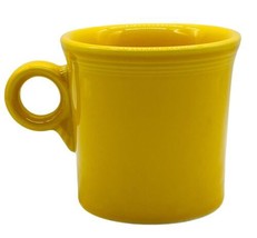 Fiesta Sunflower Yellow Mug Coffee Cup Fiestaware Ring Handle Tom &amp; Jerry HLC - £9.58 GBP