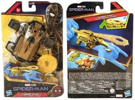 Marvel Spider-Man Stretch Shot Blaster Toy With Projectiles Golden Brown New - £6.17 GBP