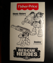 Fisher Price Rescue Heroes 1998 Wendy Waters Smokey Fire Dog Sealed Box Mattel - $17.99