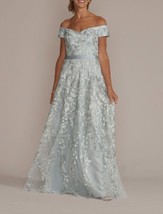 Davids Bridal Sweetheart Dress Gown Formal Prom Bridal Off Shoulder - £157.48 GBP