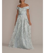 Davids Bridal Sweetheart Dress Gown Formal Prom Bridal Off Shoulder - $197.01