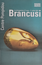 Brancusi - Original Poster Exhibition - Pompidou Paris - Sleeping Muse - 2024 - £138.34 GBP