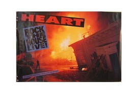 Heart Poster early 1990s Rock This House - $35.85