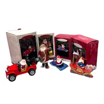 Hallmark Santa Claus Christmas Ornaments Set Of 4 With Original Boxes Vintage - £18.55 GBP