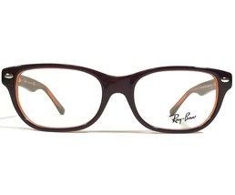 Ray-Ban RB1555 3674 Kids Eyeglasses Frames Brown Clear Orange Square 48-16-130 - £36.35 GBP