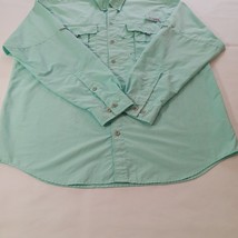 Columbia PFG FM7048 Bahama II Men Fishing Shirt Green Vented Omni Shade Chest 48 image 14