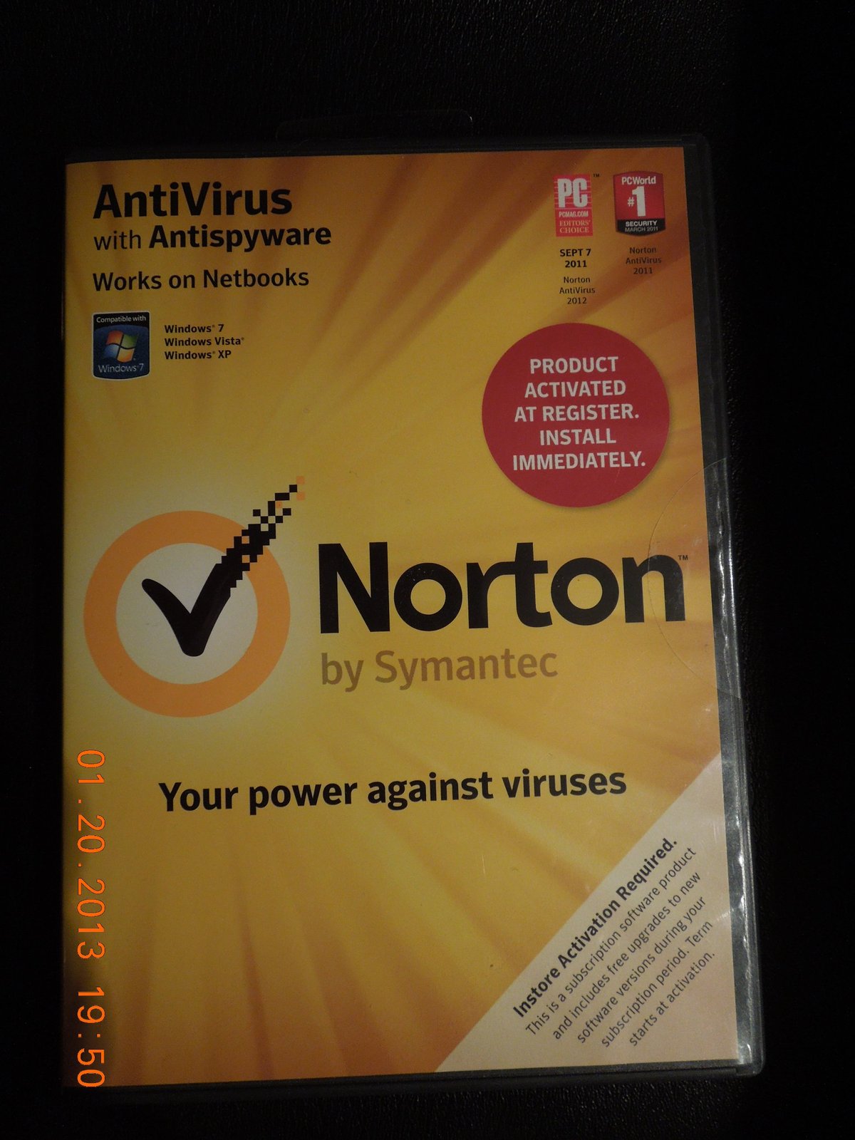 Antivirus with antispyware by Symantec - $29.14