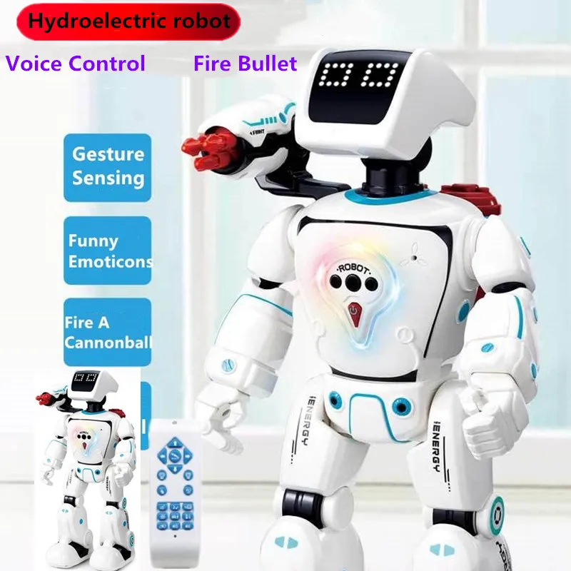 Smart Hydroelectric RC Robot Voice Conversation Gesture Touch Sensing Battle - £76.39 GBP