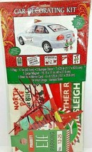 Santas Helper Christmas Holiday Car Decorating Kit 19 Pieces New In Pkg - £11.01 GBP