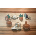 Burwood Products Western Hat Boots Saddle Cactus Clay Pots Plastic Wall ... - $58.78 CAD