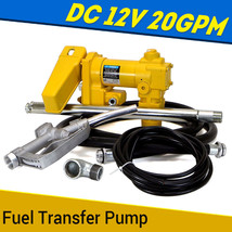 20Gpm Fuel Transfer Pump Diesel Gas Gasoline Kerosene Car Truck Tractor ... - £236.93 GBP
