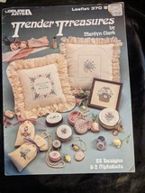 Tender Treasures Floral Marilyn Clark Leisure Arts Cross Stitch Pattern 370 - $5.93