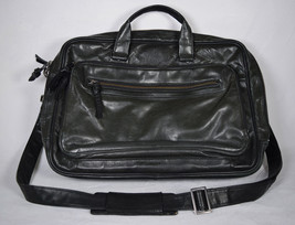 Kenneth Cole Laptop Briefcase Leather Portfolio Organizer Business Messenger Bag - £23.74 GBP