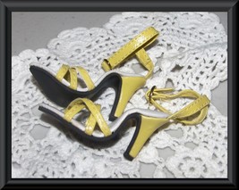 High Heels For 16" Madame Alexander ~Tyler ~ Gene Fashion Doll YELLOW! - $14.18