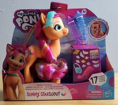 NEW My Little Pony Sunny Starscout Rainbow Reveal Braid + 17 Accessories - £11.98 GBP