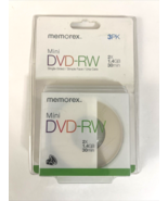 MEMOREX Mini DVD-RW Camcorder Discs 3 Pack 2X 1.4GB 30 min Single Sided - $18.82 CAD
