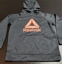 Reebok Pullover Hoodie Unisex Small Lightweight Long Sleeve Black Jacket... - €10,53 EUR