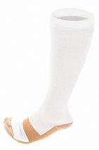 Miracle Copper Anti-Fatigue Compression Socks, White, L/XL, Men&#39;s shoe 10-12.5/W - £4.75 GBP