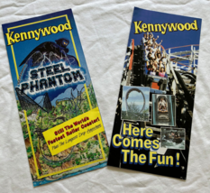 Kennywood amusement park vintage roller coaster pamphlets steel phantom laser - £15.78 GBP