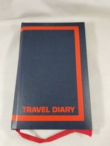 Vintage 1965 CR Gibson Travel Diary Blue Red 6&quot;x4&quot; - £12.68 GBP