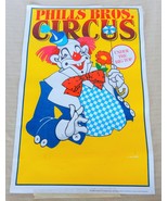 Awesome vintage Phills Brothers Circus advertising poster 10 x 16 inches - €17,49 EUR
