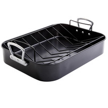 Gibson Home Broxton 2 Piece Turkey Roaster & V-Rack - $1,266.78 MXN