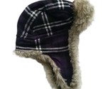 Target Girls  Kids Youth 8-16 purple Laplander winter hat - £6.80 GBP