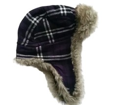 Target Girls  Kids Youth 8-16 purple Laplander winter hat - $8.38