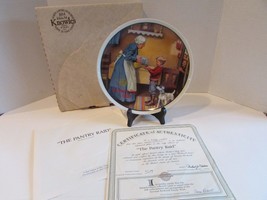 Knowles Collector Plate Mothers Day Series The Pantry Raid COA 13882A   LotE - £7.75 GBP
