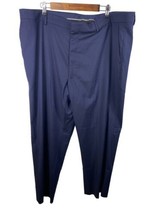 Murano Dress Pants Size 44x30 Mens Zac Fit Navy Dark Blue Wardrobe Essen... - £29.30 GBP