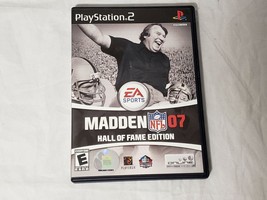 PS2 Madden NFL 07 Hall of Fame Edition Playstation 2 Original Manual Bonus Disc - £3.91 GBP