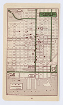 1951 Original Vintage Map Of San Diego California Downtown Business Center - £15.57 GBP