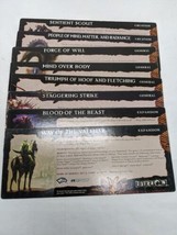 Lot Of (7) Dungeons And Dragons Campaign Cards Mark Of Heroes Set 2 - £46.59 GBP