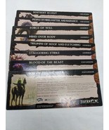 Lot Of (7) Dungeons And Dragons Campaign Cards Mark Of Heroes Set 2 - £46.07 GBP