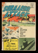 SUBMARINE ATTACK #21 1960-CHARLTON WAR COMICS-GLANZMAN G - $25.22