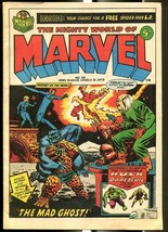 Mighty World Of Marvel #26 1973-DAREDEVIL-HULK-FANTASTIC FOUR-KIRBY-UK Comic Vg - £40.05 GBP