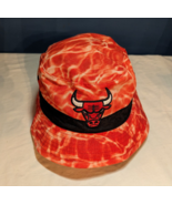 Chicago Bulls NBA Mitchell &amp; Ness Bucket Hat Size S/M Red / Orange Color - £11.54 GBP