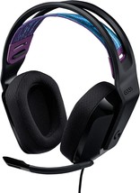 Black Logitech G335 Wired Gaming Headset With Flip To Mute Microphone, 3.5Mm - £51.11 GBP