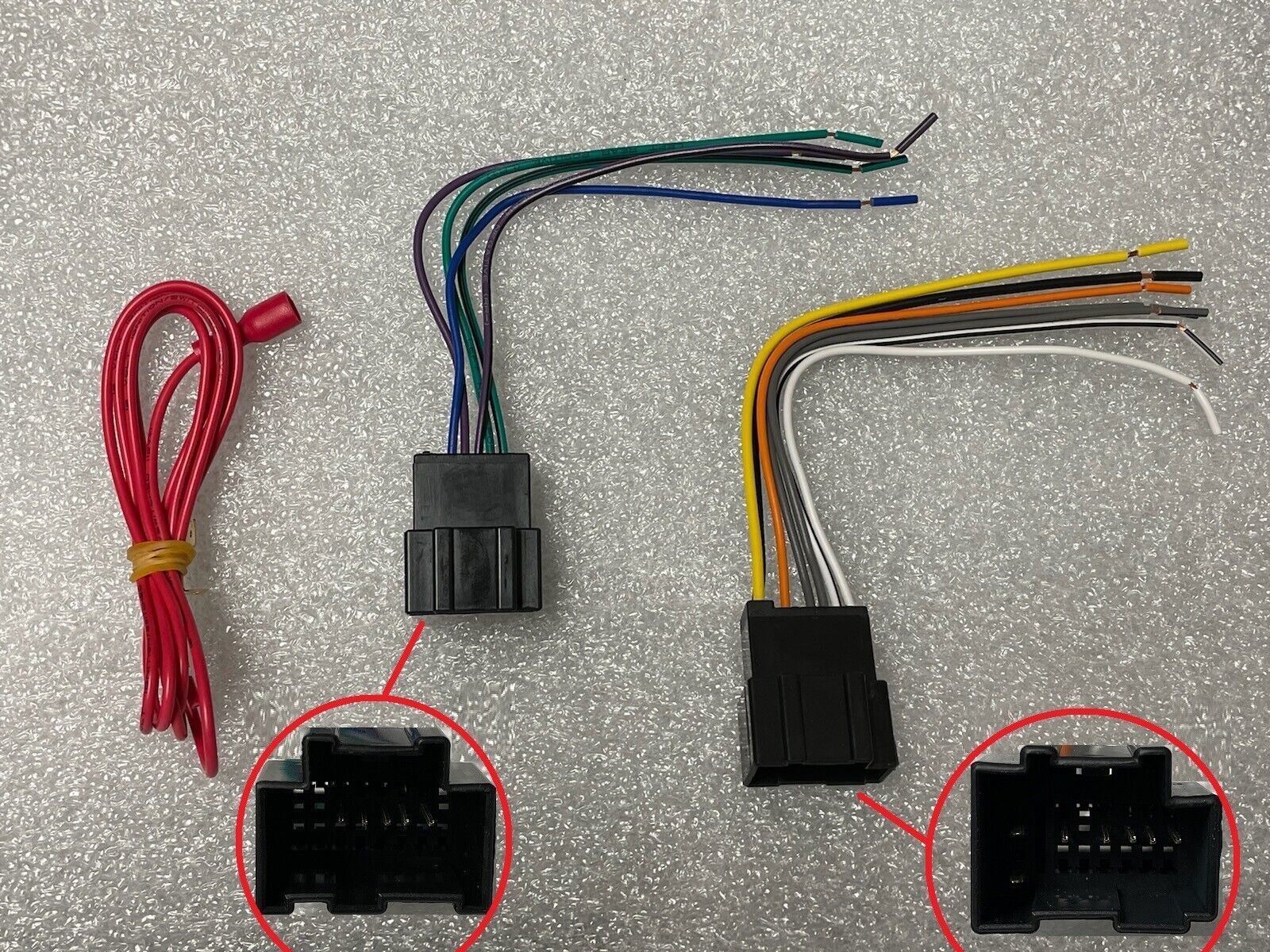 Stereo wiring harness aftermarket radio adapter plug. Some 2006+ GM 11b ... - $13.99