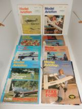 8 Vintage 1976-1986 Model Aviation Magazines Academy Of Model Aeronautics - £19.65 GBP