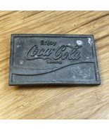 Vintage Enjoy Coca-Cola Soda Belt Buckle Advertising KG JD - €17,19 EUR