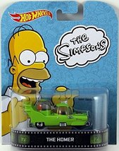 The Homer The Simpsons Hot Wheels 2014 Retro Series 1/64 Die Cast Vehicle Model: - £11.56 GBP