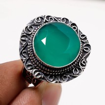 Zambian Emerald Vintage Style Gemstone Fashion Ethnic Ring Jewelry 9.25&quot; SA 2170 - £3.98 GBP