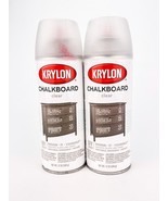 Krylon 808 Chalkboard Clear Spray paint 12oz Lot of 2 - $24.95