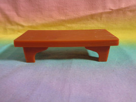Sababa Toys Brown Plastic Miniature Dollhouse Furniture Bench Seat - as is - £2.33 GBP