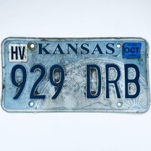 2015 United States Kansas Harvey County Passenger License Plate 929 DRB - £13.19 GBP