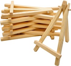 5.9 Inch Mini Wood Display Easel 10 Pcs Tabletop Easels for Displaying P... - $22.37