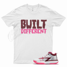 White BUILT T Shirt for J1 Zion 1 Marion Metallic Burgundy Pink One - £20.49 GBP+